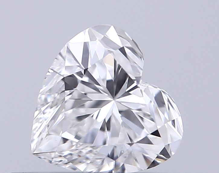 Lab-Grown Heart Diamond - 0.33 Carats, D Color, VVS2 Clarity - Certified by IGI - Report Number: LG669474236