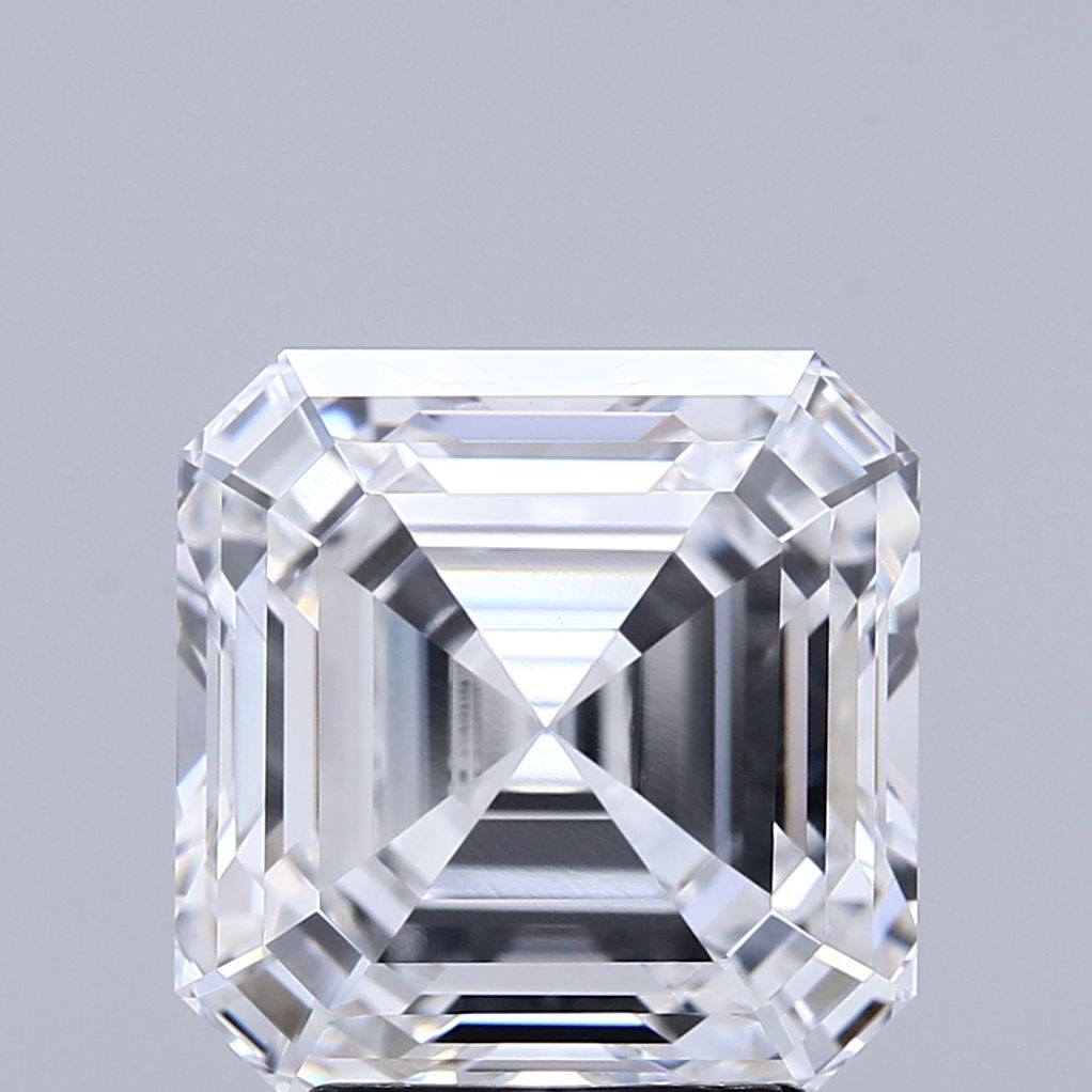 Lab-Grown Asscher Diamond - 4.04 Carats, D Color, VVS2 Clarity - Certified by IGI - Report Number: LG708588389