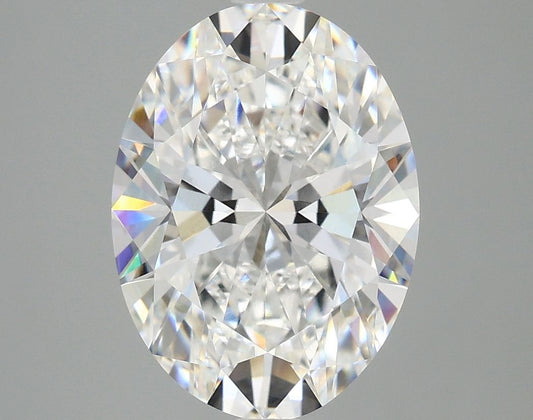 Lab-Grown Oval Diamond - 4.03 Carats, E Color, VVS2 Clarity - Certified by IGI - Report Number: LG694551831