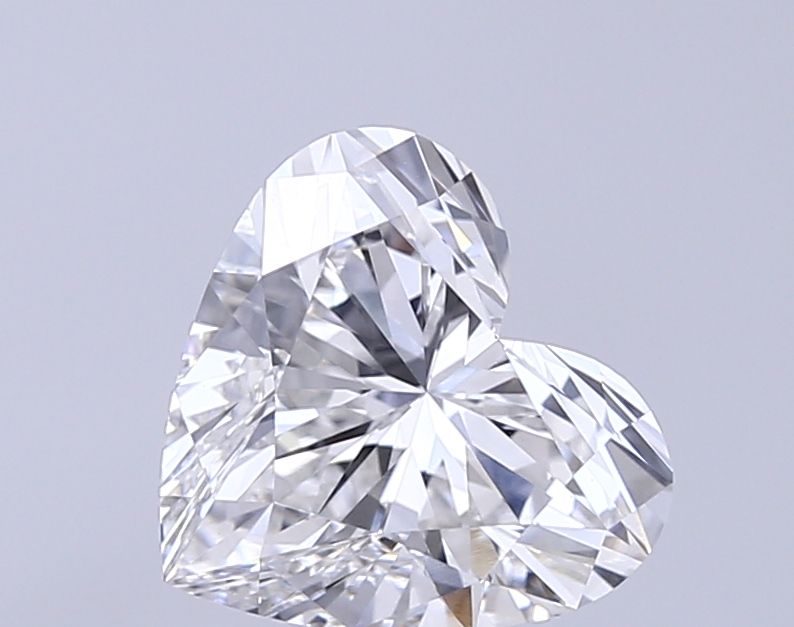 Lab-Grown Heart Diamond - 2.54 Carats, F Color, VVS2 Clarity - Certified by IGI - Report Number: LG694557291
