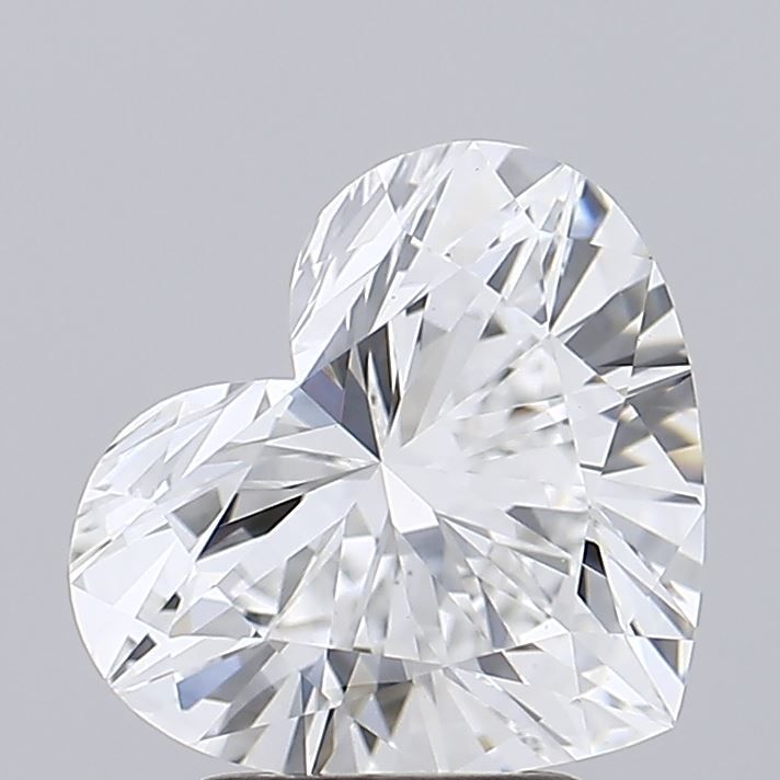 Lab-Grown Heart Diamond - 3.05 Carats, E Color, VVS2 Clarity - Certified by IGI - Report Number: LG702546471
