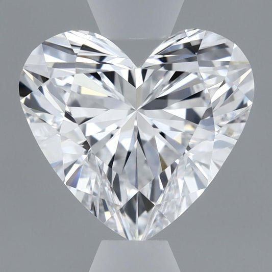 Lab-Grown Heart Diamond - 0.96 Carats, D Color, VVS2 Clarity - Certified by IGI - Report Number: LG620463512