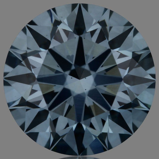 Lab-Grown Round Diamond - 1.5 Carats, Fancy Vivid Blue Color, VS1 Clarity - Certified by IGI - Report Number: LG669480222