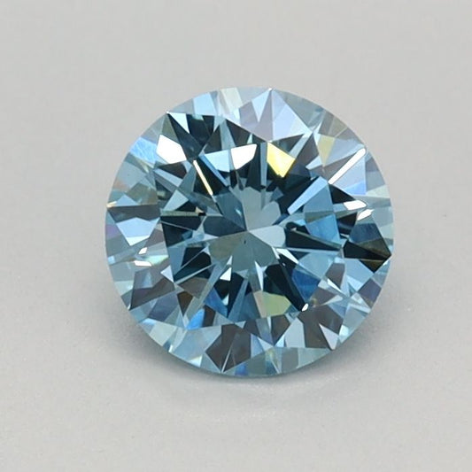Round 0.48ct Fancy Vivid Blue VS1 VG Cut • IGI • LG671444748