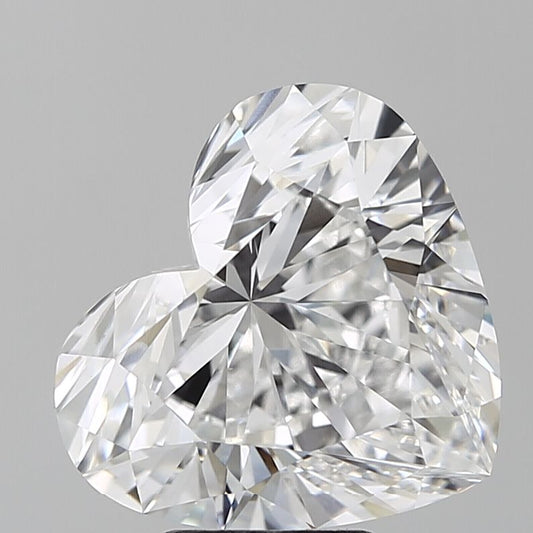 Lab-Grown Heart Diamond - 6.09 Carats, E Color, VVS2 Clarity - Certified by IGI - Report Number: LG669480061