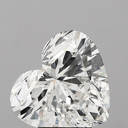 Lab-Grown Heart Diamond - 4.09 Carats, E Color, VVS2 Clarity - Certified by IGI - Report Number: LG675574895