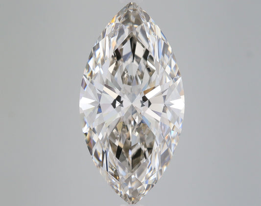 Lab-Grown Marquise Diamond - 6.01 Carats, Fancy Yellowish Brown Color, VS2 Clarity - Certified by IGI - Report Number: LG588345090