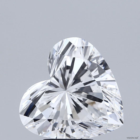 Lab-Grown Heart Diamond - 5.04 Carats, E Color, VS1 Clarity - Certified by IGI - Report Number: LG683582342