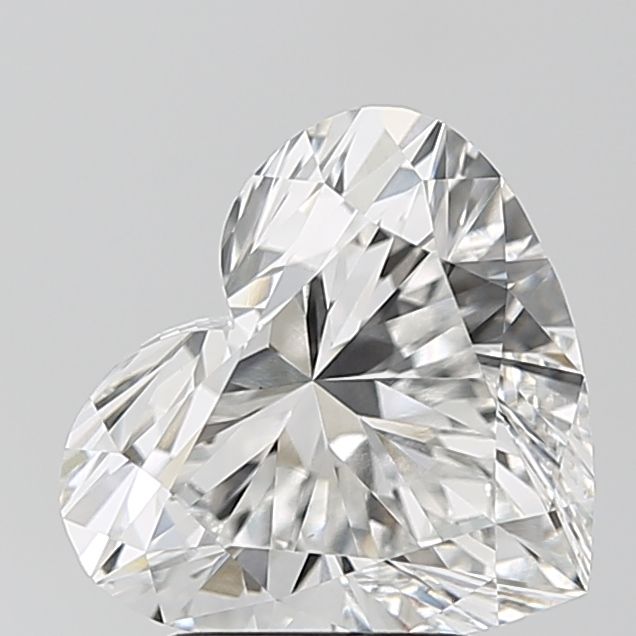 Lab-Grown Heart Diamond - 3.1 Carats, E Color, VVS2 Clarity - Certified by IGI - Report Number: LG706547690