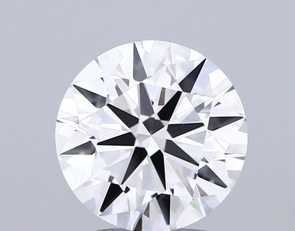 Lab-Grown Heart Diamond - 2.52 Carats, D Color, VVS2 Clarity - Certified by IGI - Report Number: LG675573615