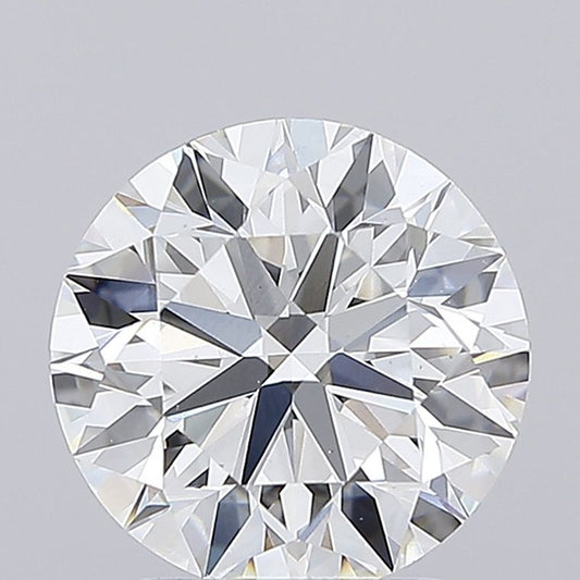 Lab-Grown Round Diamond - 3.0 Carats, E Color, VS2 Clarity - Certified by IGI - Report Number: LG692518246