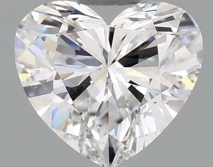 Lab-Grown Heart Diamond - 0.98 Carats, E Color, VVS2 Clarity - Certified by IGI - Report Number: LG677553963