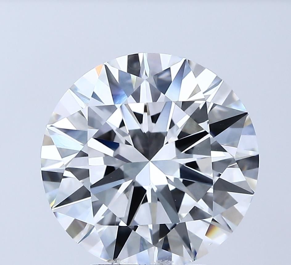 Lab-Grown Round Diamond - 4.5 Carats, E Color, VS1 Clarity - Certified by IGI - Report Number: LG685540495