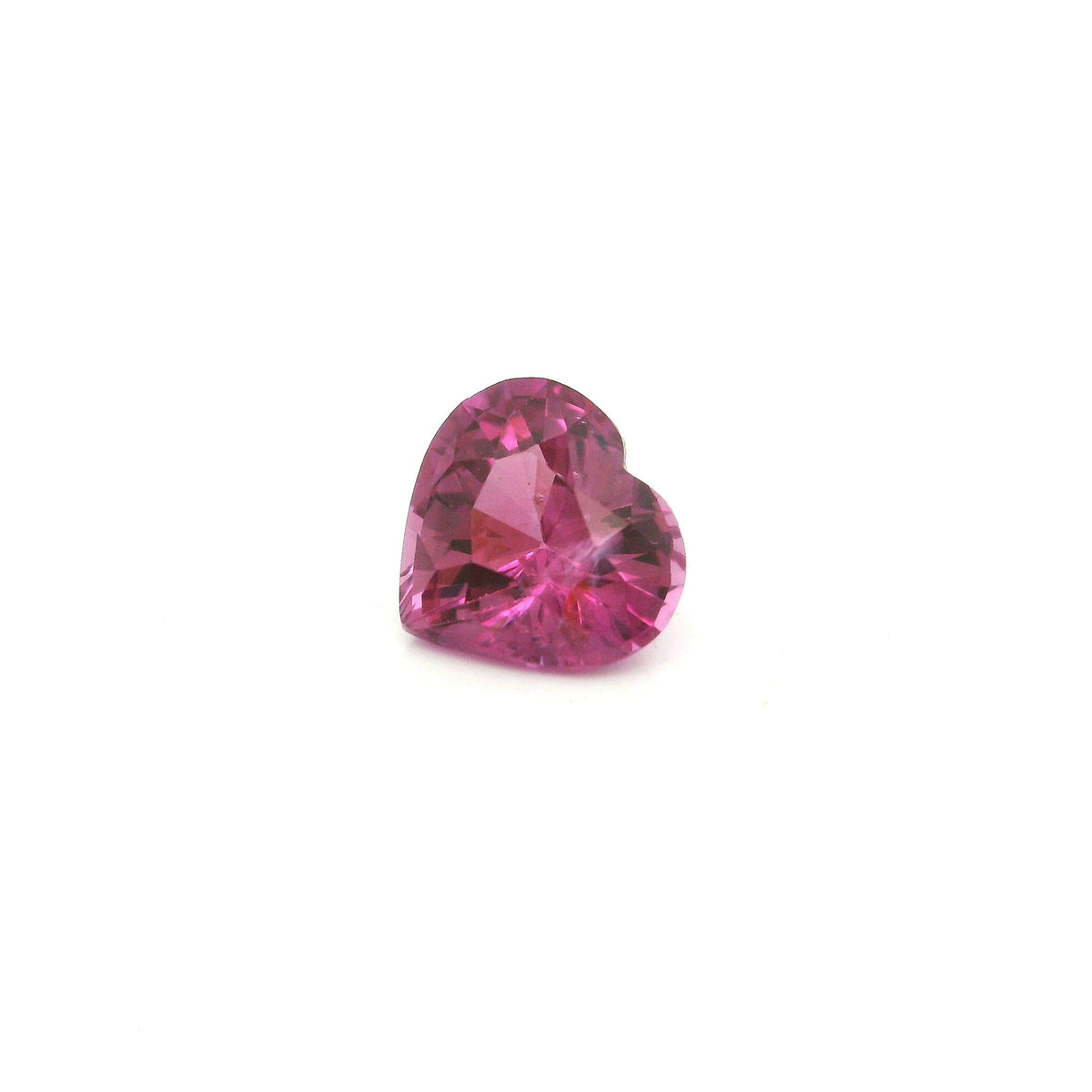 1.15ct Medium Intense Pink Heart Sapphire