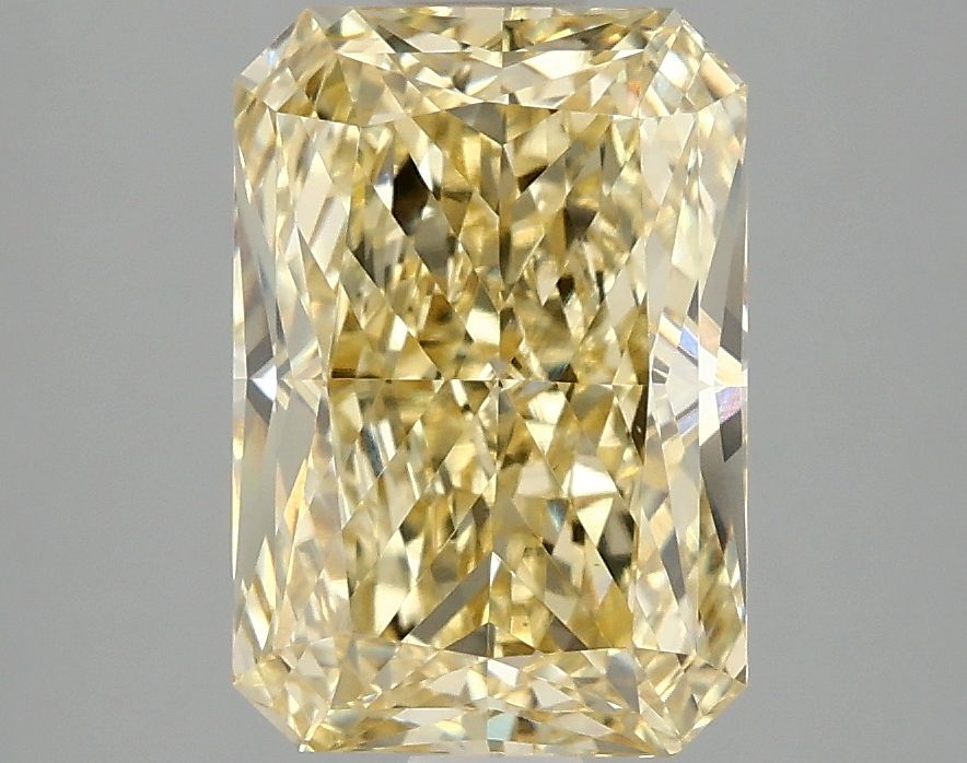 Lab-Grown Radiant Diamond - 3.01 Carats, Fancy Intense Yellow Color, VVS2 Clarity - Certified by IGI - Report Number: LG681597747