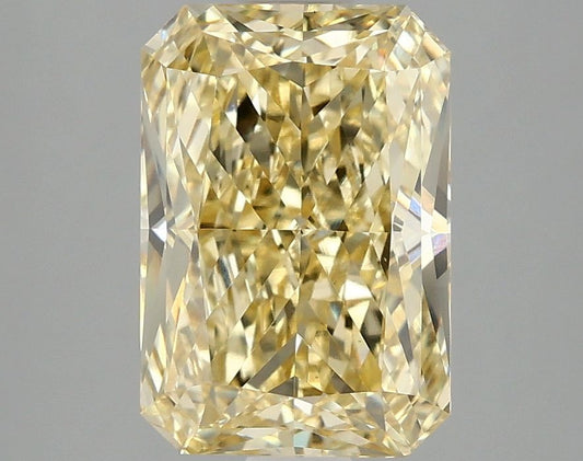 Lab-Grown Radiant Diamond - 3.01 Carats, Fancy Intense Yellow Color, VVS2 Clarity - Certified by IGI - Report Number: LG681597747