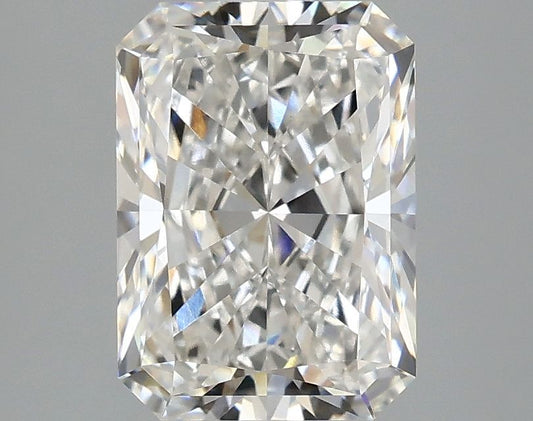 Lab-Grown Radiant Diamond - 2.57 Carats, F Color, VVS2 Clarity - Certified by IGI - Report Number: LG666446535