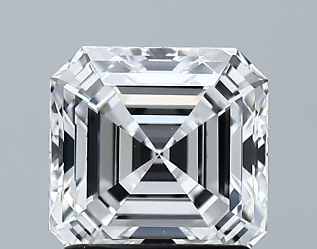 Lab-Grown Asscher Diamond - 1.63 Carats, D Color, VVS2 Clarity - Certified by GIA - Report Number: 2504611534