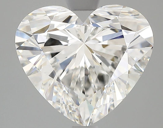 Lab-Grown Heart Diamond - 3.58 Carats, F Color, VVS2 Clarity - Certified by IGI - Report Number: LG717513969