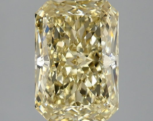 Lab-Grown Radiant Diamond - 2.99 Carats, Fancy Intense Yellow Color, VVS2 Clarity - Certified by IGI - Report Number: LG663405754