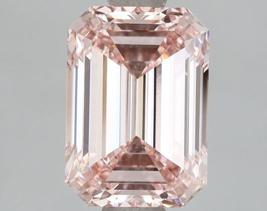 Lab-Grown Emerald Diamond - 2.04 Carats, Fancy Intense Pink Color, VVS2 Clarity - Certified by IGI - Report Number: LG658492412
