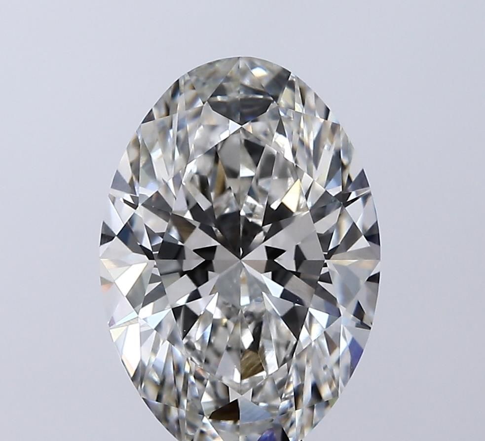 Lab-Grown Oval Diamond - 3.55 Carats, F Color, VVS2 Clarity - Certified by IGI - Report Number: LG715589302