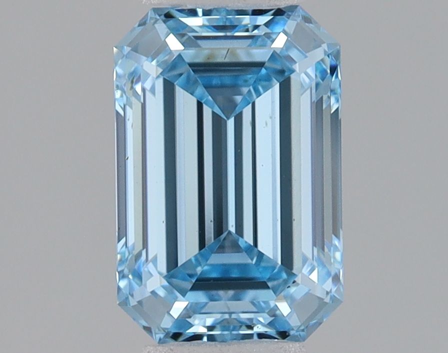 Lab-Grown Emerald Diamond - 1.09 Carats, Fancy Intense Blue Color, VS1 Clarity - Certified by IGI - Report Number: LG680534569
