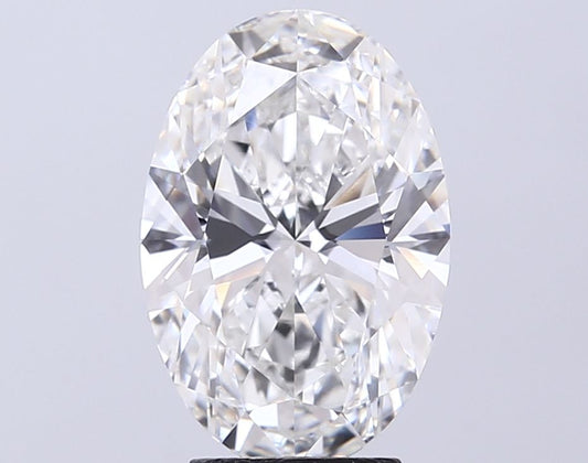 Lab-Grown Oval Diamond - 4.01 Carats, F Color, VVS2 Clarity - Certified by IGI - Report Number: LG711519034