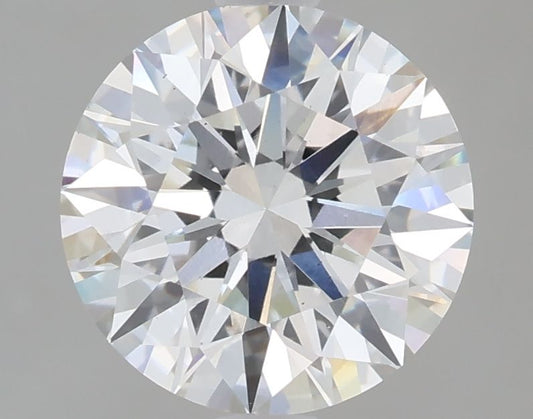 Lab-Grown Round Diamond - 2.04 Carats, F Color, VS2 Clarity - Certified by IGI - Report Number: LG677545073