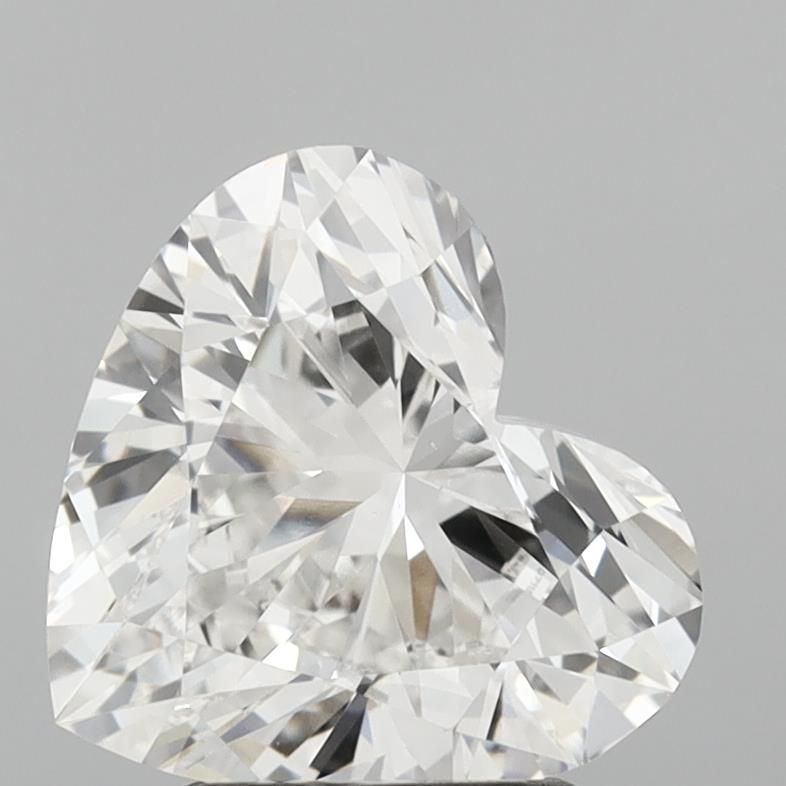 Lab-Grown Heart Diamond - 2.52 Carats, E Color, VS1 Clarity - Certified by IGI - Report Number: LG711530395