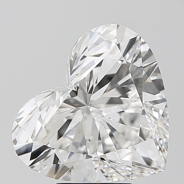 Lab-Grown Heart Diamond - 5.07 Carats, F Color, VS1 Clarity - Certified by IGI - Report Number: LG674521970