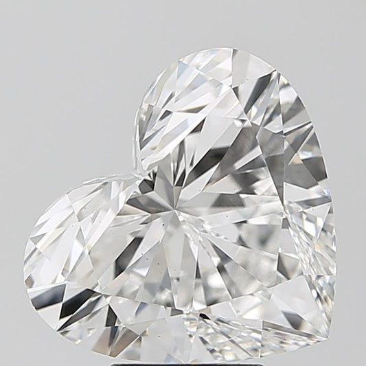 Lab-Grown Heart Diamond - 5.07 Carats, F Color, VS1 Clarity - Certified by IGI - Report Number: LG674521970