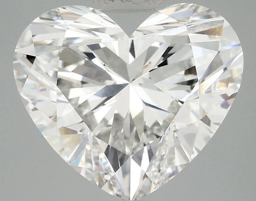 Lab-Grown Heart Diamond - 5.02 Carats, F Color, VS2 Clarity - Certified by IGI - Report Number: LG712545803