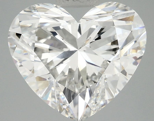 Lab-Grown Heart Diamond - 5.02 Carats, F Color, VS2 Clarity - Certified by IGI - Report Number: LG712545803