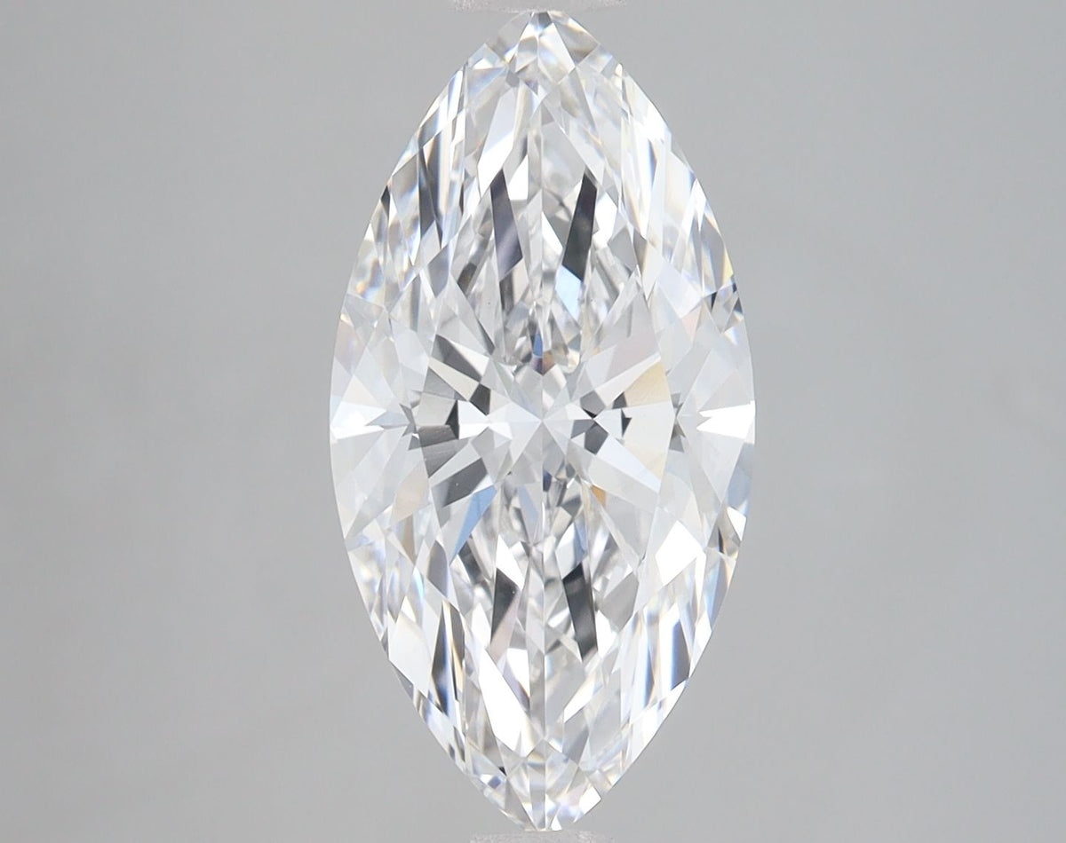 Lab-Grown Marquise Diamond - 3.5 Carats, E Color, VS1 Clarity - Certified by IGI - Report Number: LG677547943