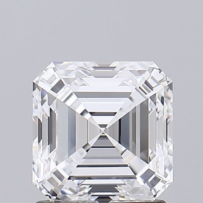 Lab-Grown Asscher Diamond - 1.52 Carats, D Color, VVS2 Clarity - Certified by GIA - Report Number: 6491989530