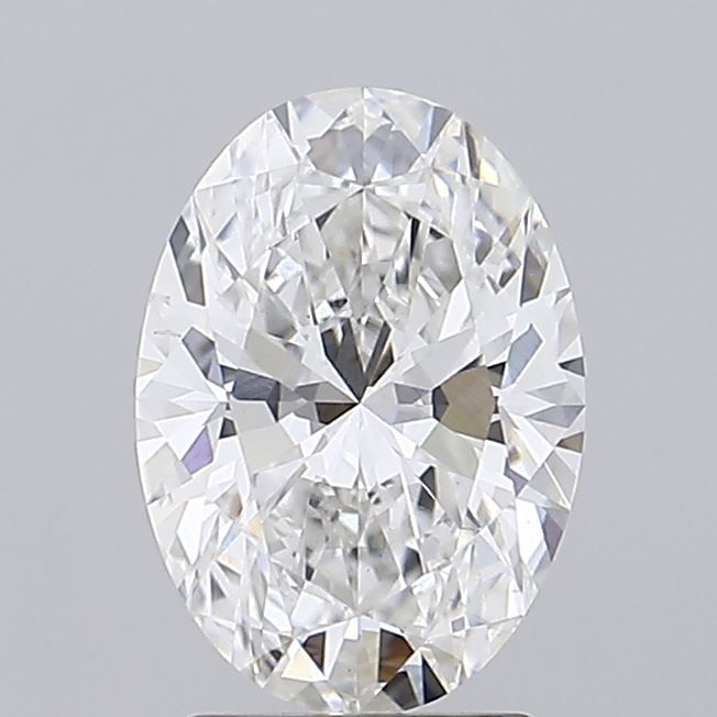 Lab-Grown Oval Diamond - 2.56 Carats, F Color, VS1 Clarity - Certified by IGI - Report Number: LG694576334