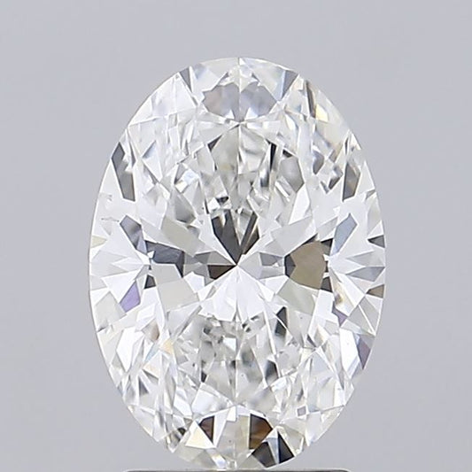 Lab-Grown Oval Diamond - 2.56 Carats, F Color, VS1 Clarity - Certified by IGI - Report Number: LG694576334