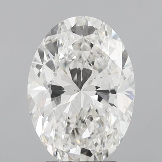 Lab-Grown Oval Diamond - 2.58 Carats, F Color, VS2 Clarity - Certified by IGI - Report Number: LG715583783