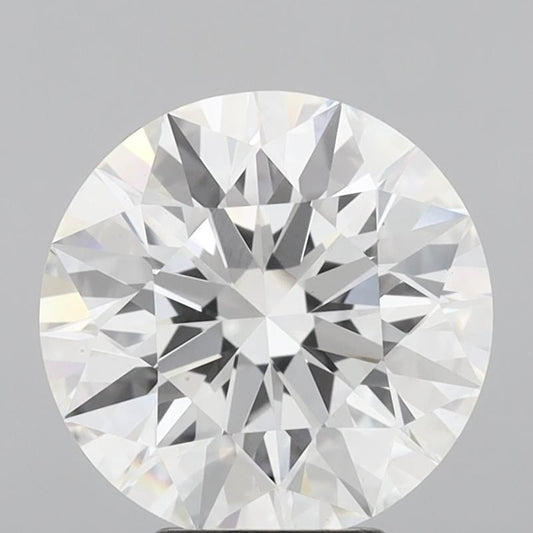 Lab-Grown Round Diamond - 4.5 Carats, E Color, VS1 Clarity - Certified by IGI - Report Number: LG692599038