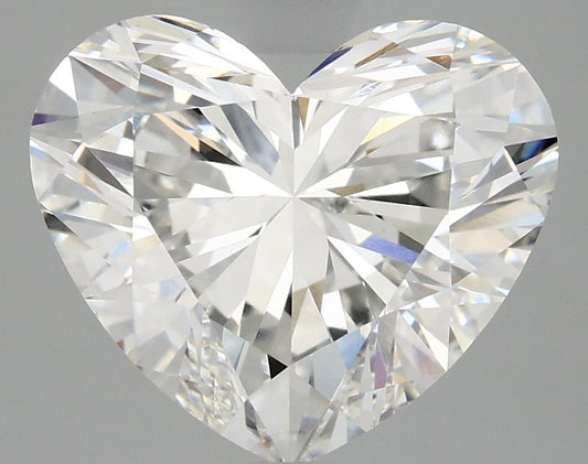 Lab-Grown Heart Diamond - 4.01 Carats, F Color, VS1 Clarity - Certified by IGI - Report Number: LG691523618
