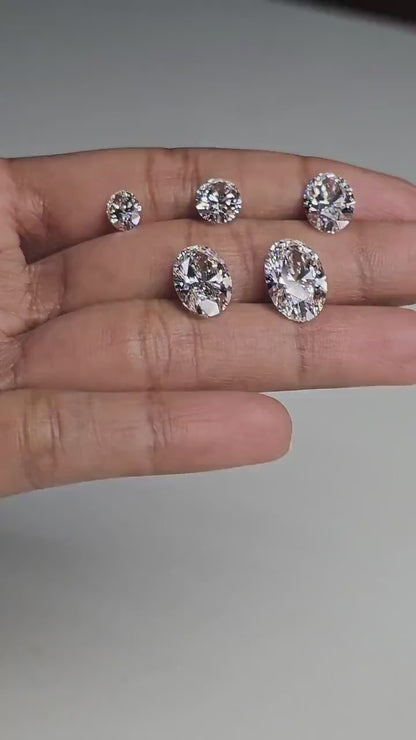 IGI-zertifizierter ovaler, im Labor gezüchteter Diamant – Farbe D–E, Reinheit VS1+, exzellenter Schliff (1–4 ct)