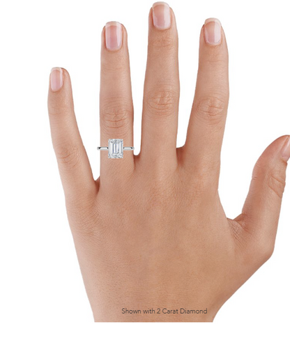 Im Labor gezüchteter französischer Pavé-Ewigkeitsring aus 14 Karat Weißgold (LD1033) (1 Karat)