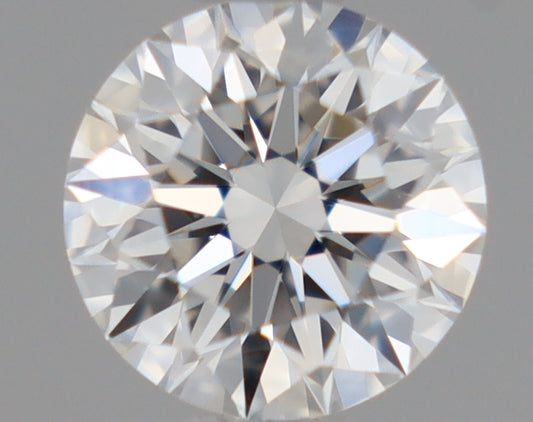 Natural Mined ROUND Diamond - 0.5 Carats, F Color, VVS2 Clarity - Timeless Beauty and Exceptional Brilliance - GIA Certified