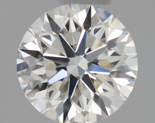 Natural Mined ROUND Diamond - 0.47 Carats, J Color, VS1 Clarity - Timeless Beauty and Exceptional Brilliance - GIA Certified