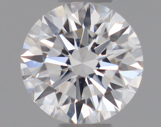 Natural Mined ROUND Diamond - 0.38 Carats, D Color, VVS1 Clarity - Timeless Beauty and Exceptional Brilliance - GIA Certified