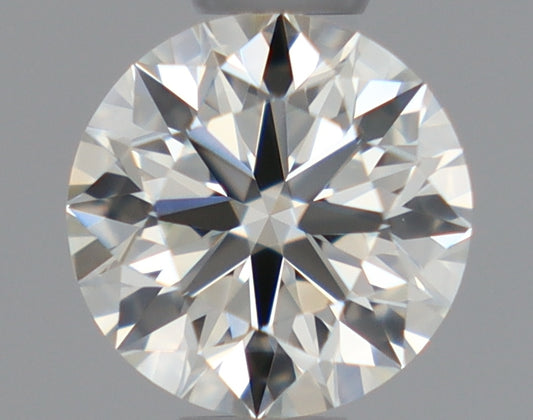 Natural Mined ROUND Diamond - 0.45 Carats, J Color, VVS2 Clarity - Timeless Beauty and Exceptional Brilliance - IGI Certified