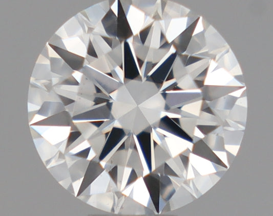 Natural Mined ROUND Diamond - 0.45 Carats, H Color, VS2 Clarity - Timeless Beauty and Exceptional Brilliance - GIA Certified