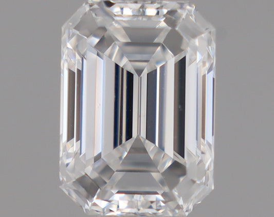 Natural Mined EMERALD Diamond - 0.73 Carats, E Color, VS1 Clarity - Timeless Beauty and Exceptional Brilliance - GIA Certified
