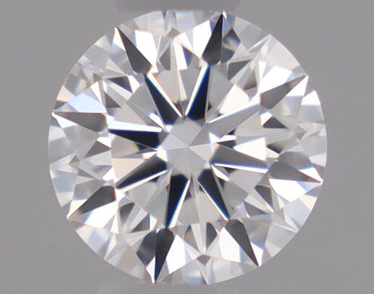Natural Mined ROUND Diamond - 0.29 Carats, D Color, VVS1 Clarity - Timeless Beauty and Exceptional Brilliance - GIA Certified